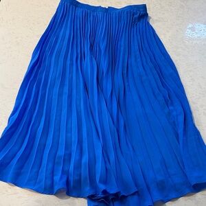 Banana Republic Vibrant Blue A-Line Skirt